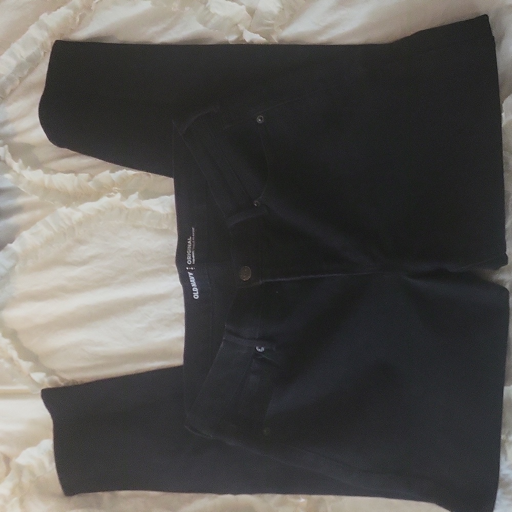 Old Navy Women's Classic Dark Black Mid-rise Skinny Jeans🖤